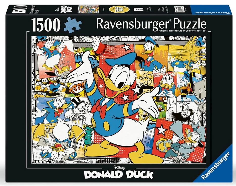 1000pc Disney's Donald Duck Ravensburger Puzzle