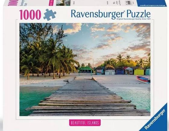 Beautiful Island Caribbean Paradise 1000 Pc - Puzzle