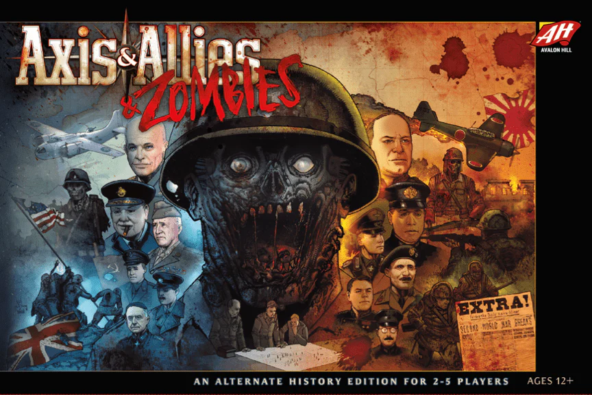 Axis & Allies & Zombies - Board Game