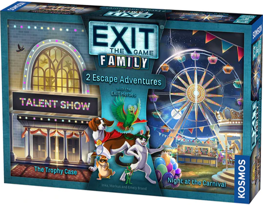 Exit: Family: The Trophy Case/Night At The Carnival - Board Game
