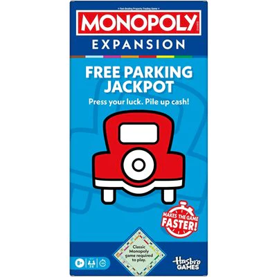 Monopoly Free Parking Jackpot Expansion - Board Game