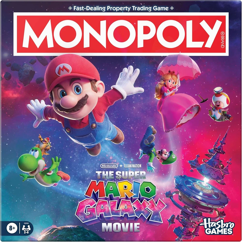 Monopoly: The Super Mario Galaxy Movie Edition - Board Game