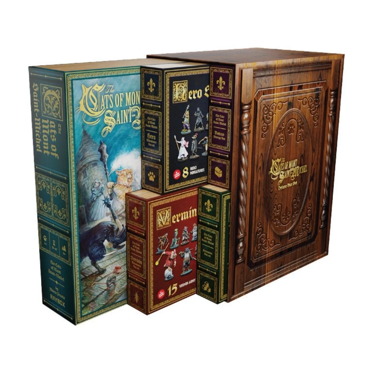 The Cats of Mont Saint Michel: Deluxe Set - Board Game
