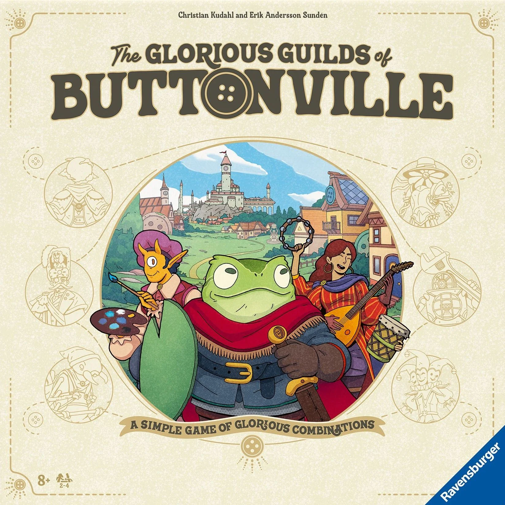 The Glorious Guilds of Buttonville - Board Game (DAMAGED)