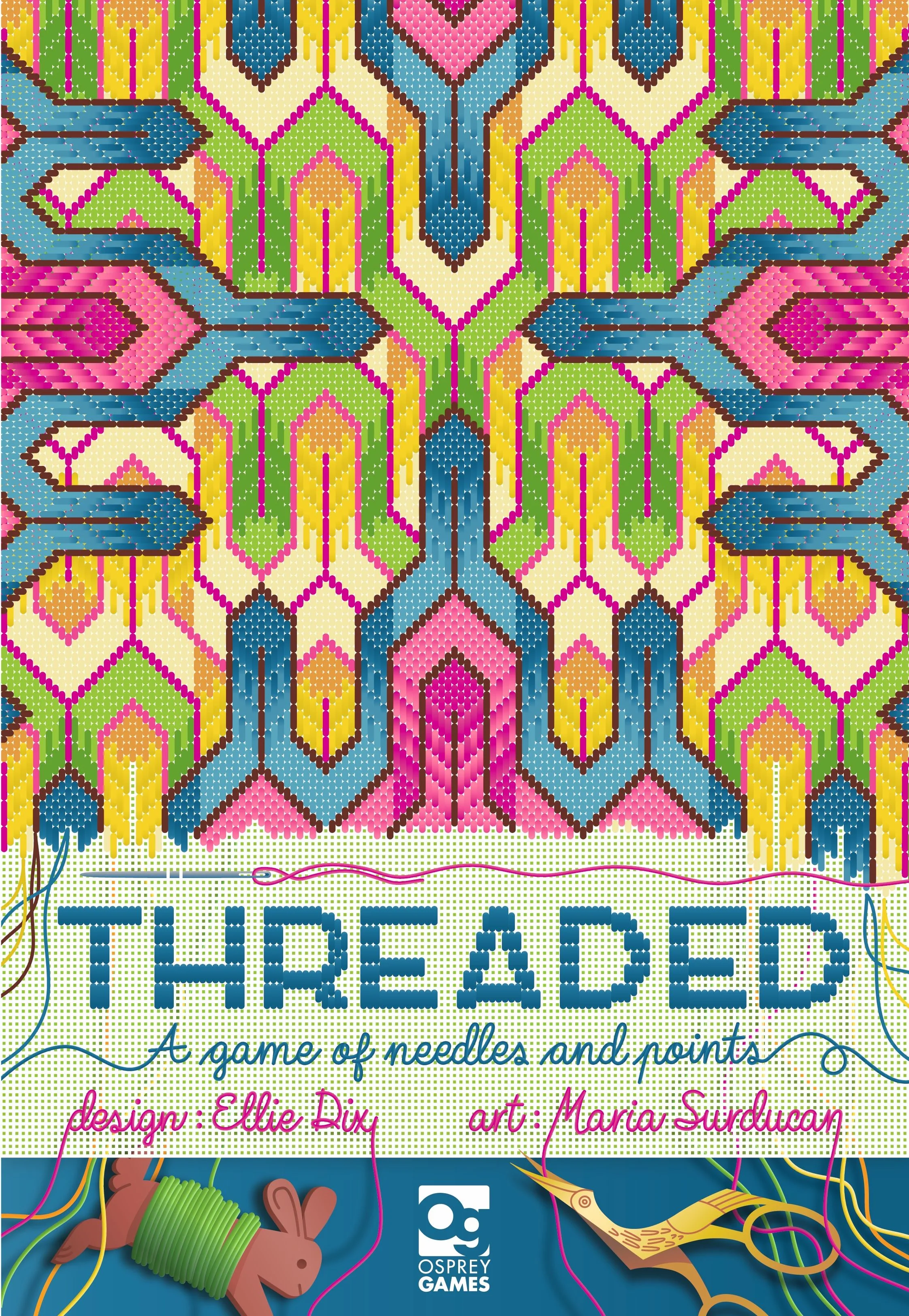 Threaded: A Game of Needles and Points - Board Game