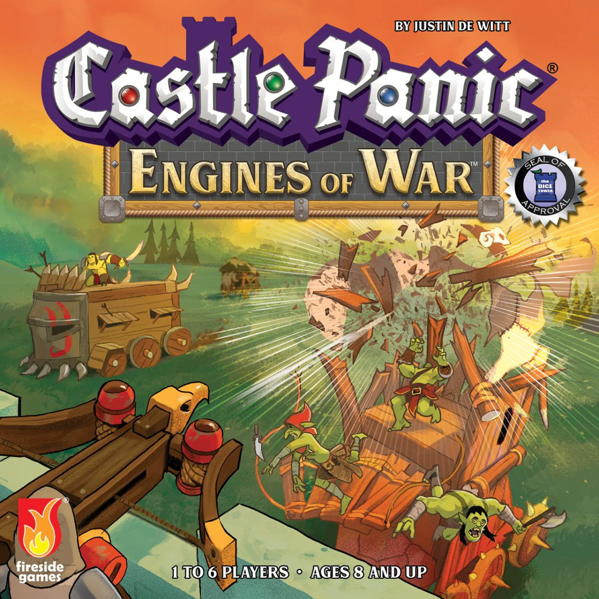 Castle Panic Engines Of War 2nd Edition - Board Game