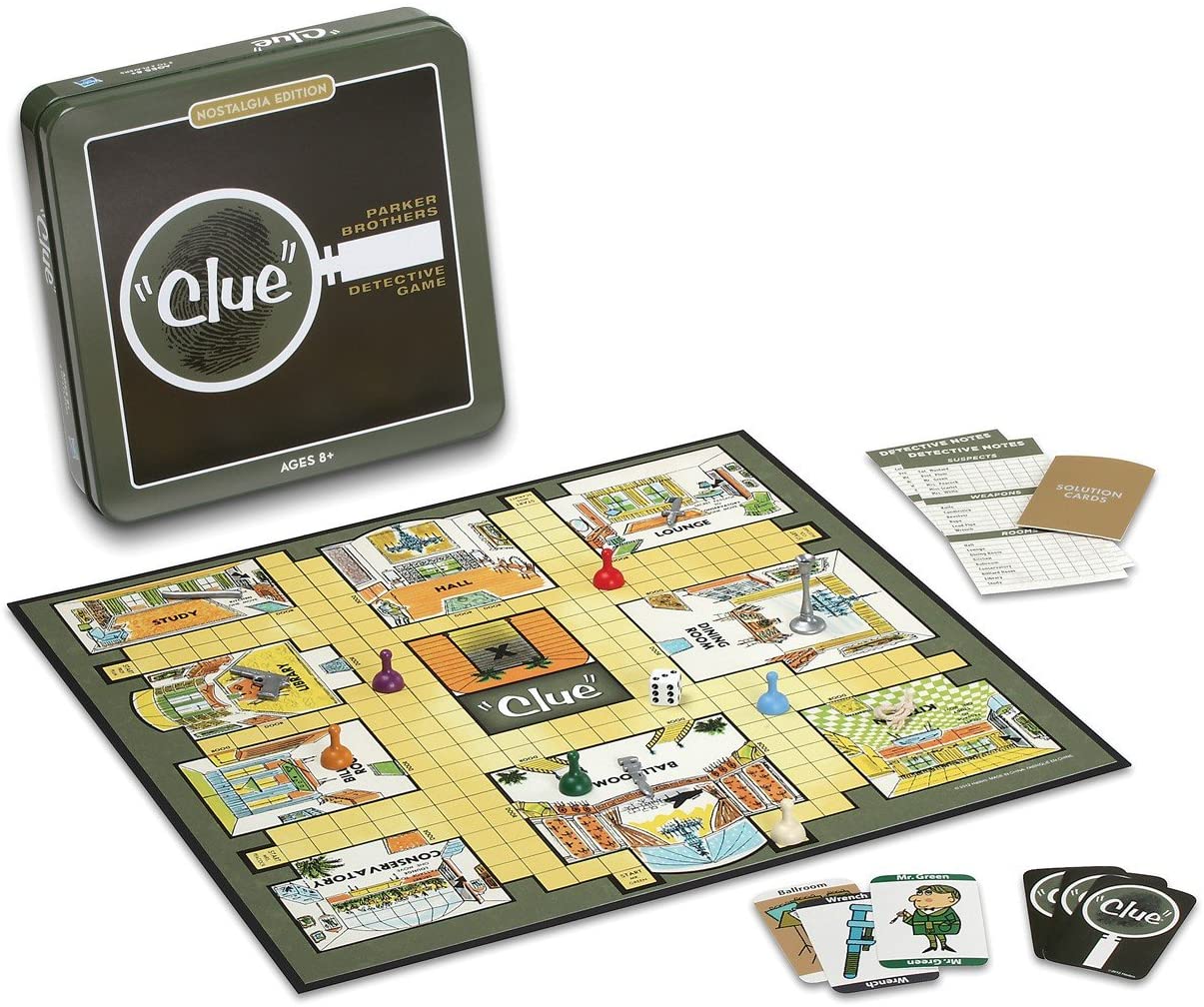 Clue Nostalgia Edition Tin Box - Board Game
