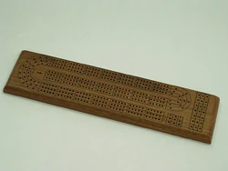 Cribbage 3 Tracks Deluxe Oak Wood - Board Game