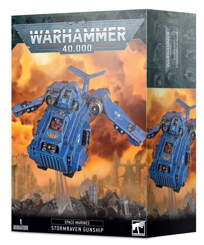 Warhammer 40,000: Space Marines Stormraven Gunship (DAMAGED)