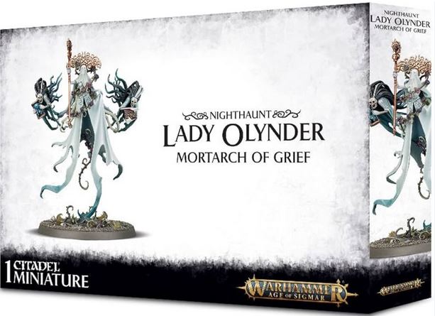 Warhammer Age of Sigmar Nighthaunt Lady Olynder Mortarch of Grief (DAMAGED)