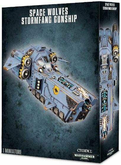 Warhammer Space Wolves Stormfang Gunship (DAMAGED)