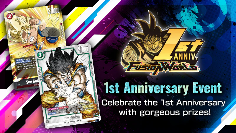 Dragon Ball Super Card Game Fusion World 05 Release / Anniversary Event Ticket