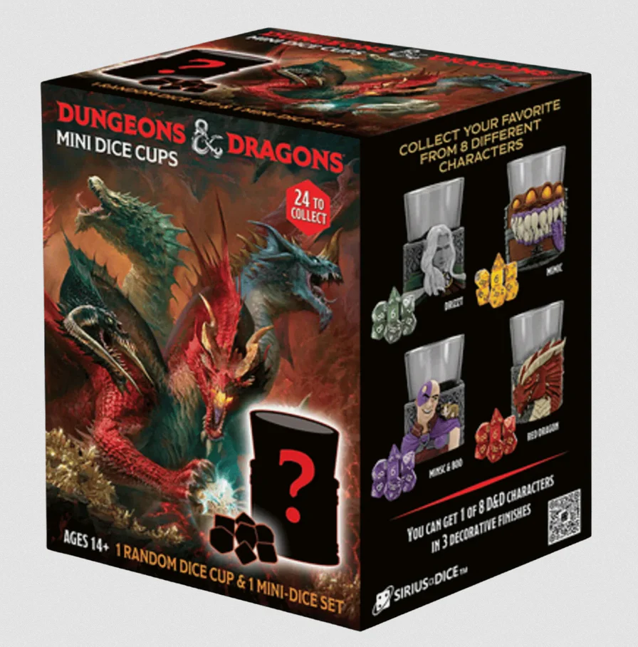 Dungeons & Dragons - Mini Dice Cups (Assorted)