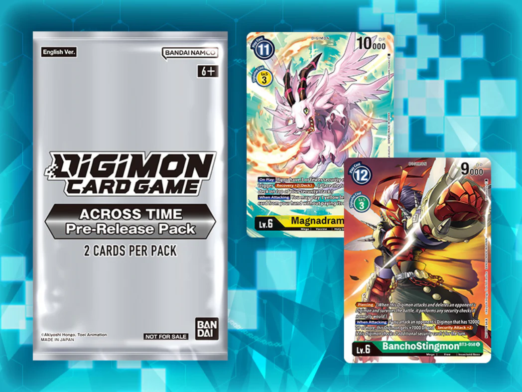 In-Store Digimon Across Time BT12 Pre-Release Event Registration April 23, 10:15 PM