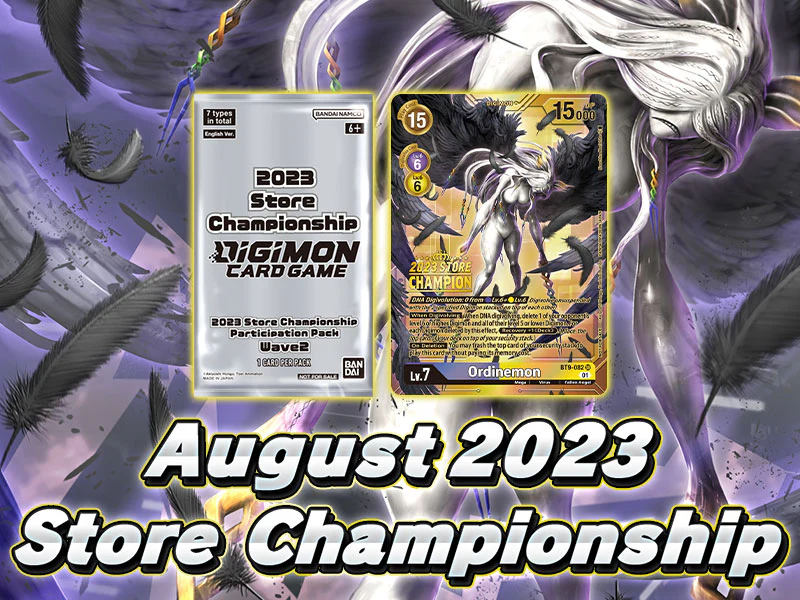 Digimon Online 2023 Store Championship Wave 2 Event Registration August 15