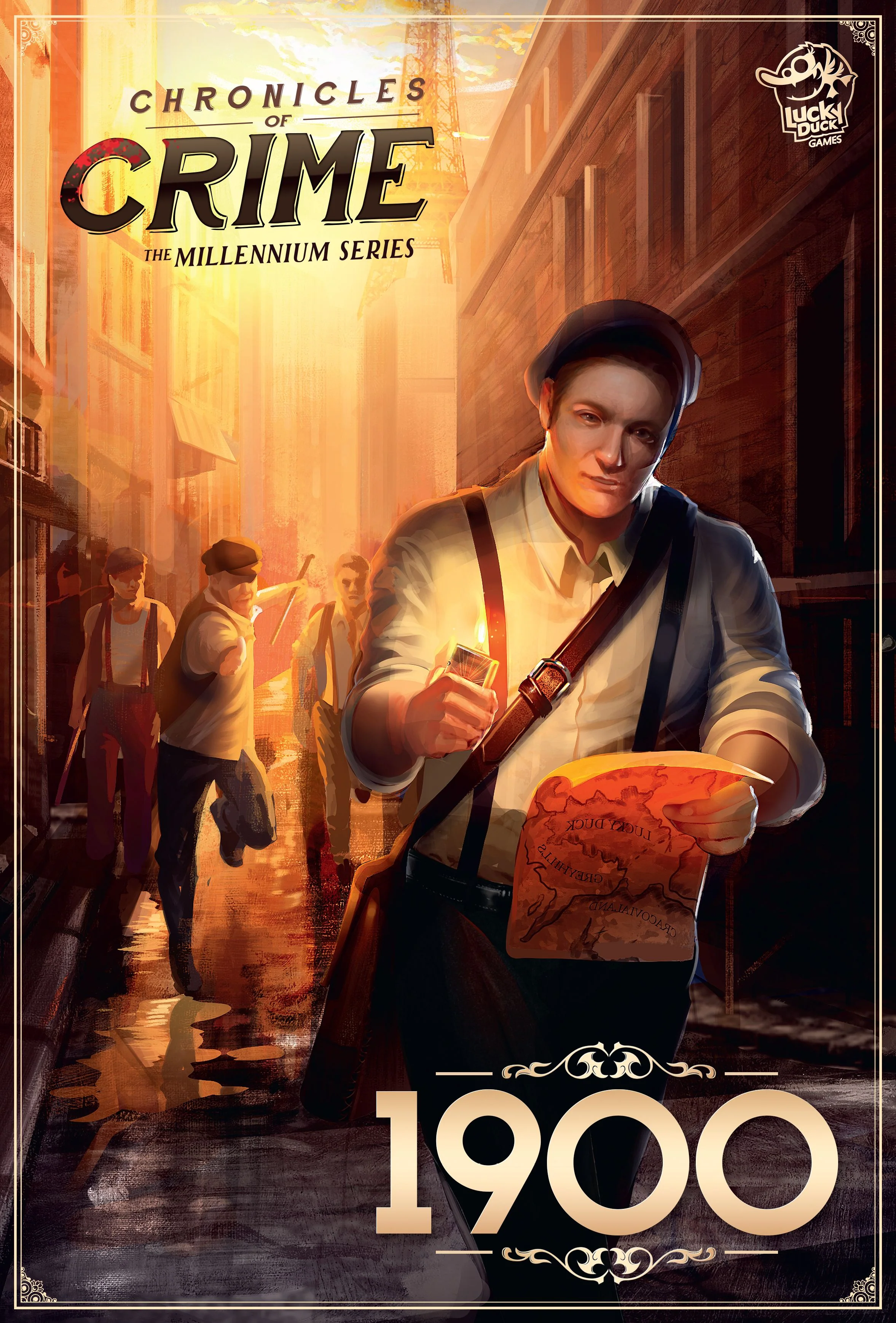 Chronicles of Crime: 1900 - Board Game (DAMAGED)
