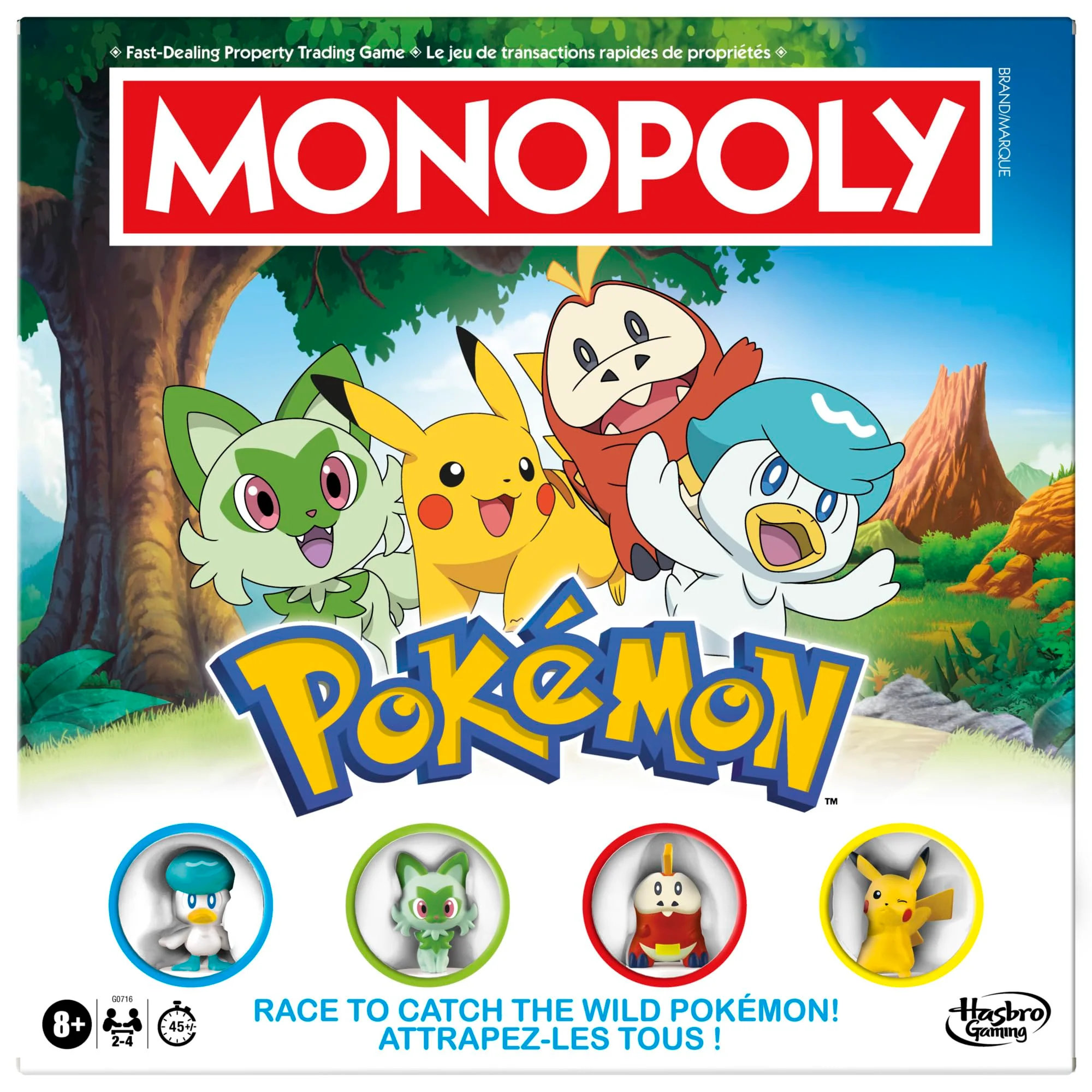 Monopoly Pokémon Edition - Board Game (DAMAGED)