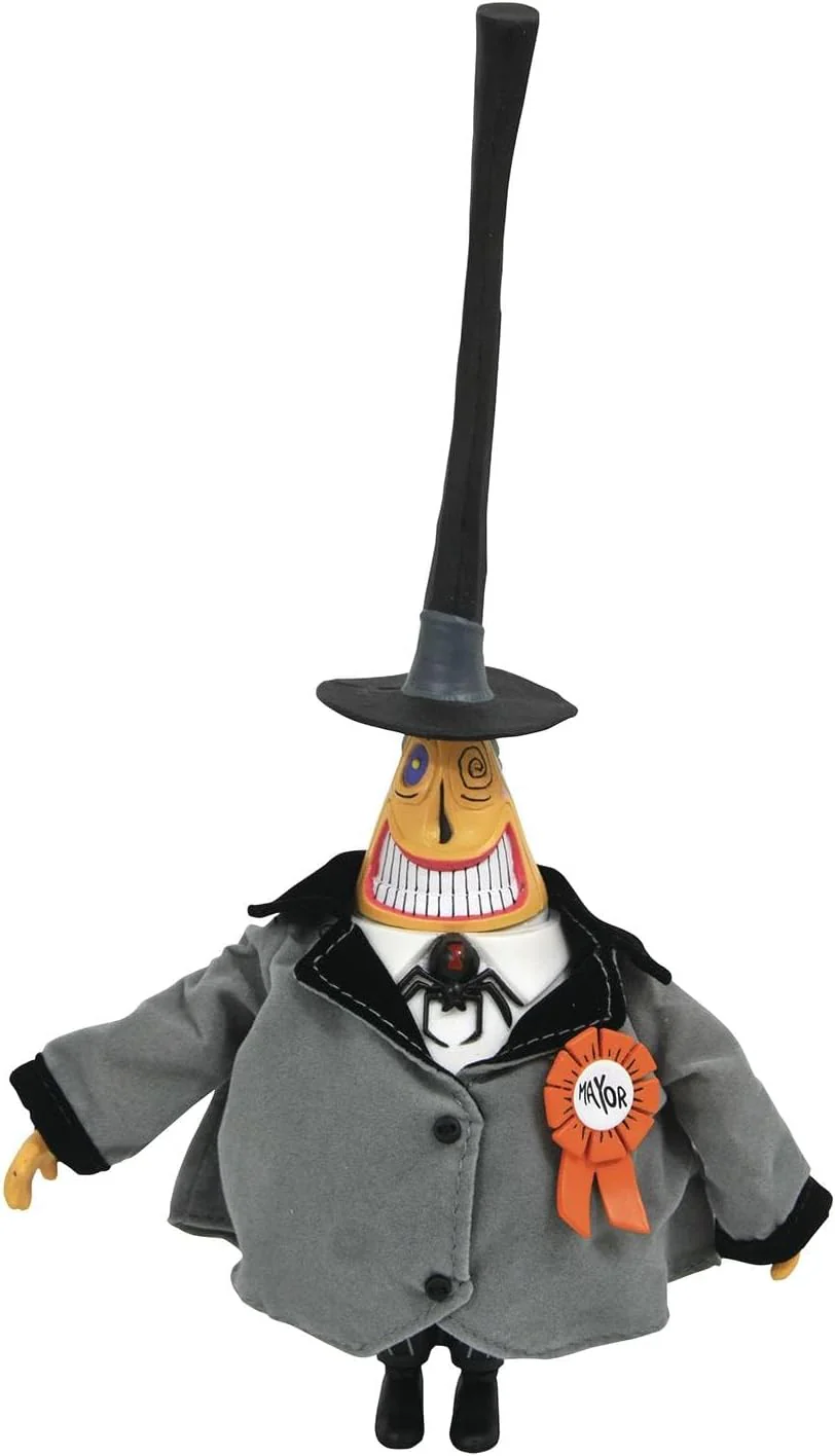 Diamond Select Toys The Nightmare Before Christmas: Silver Anniversary Mayor Action Figure (DAMAGED)