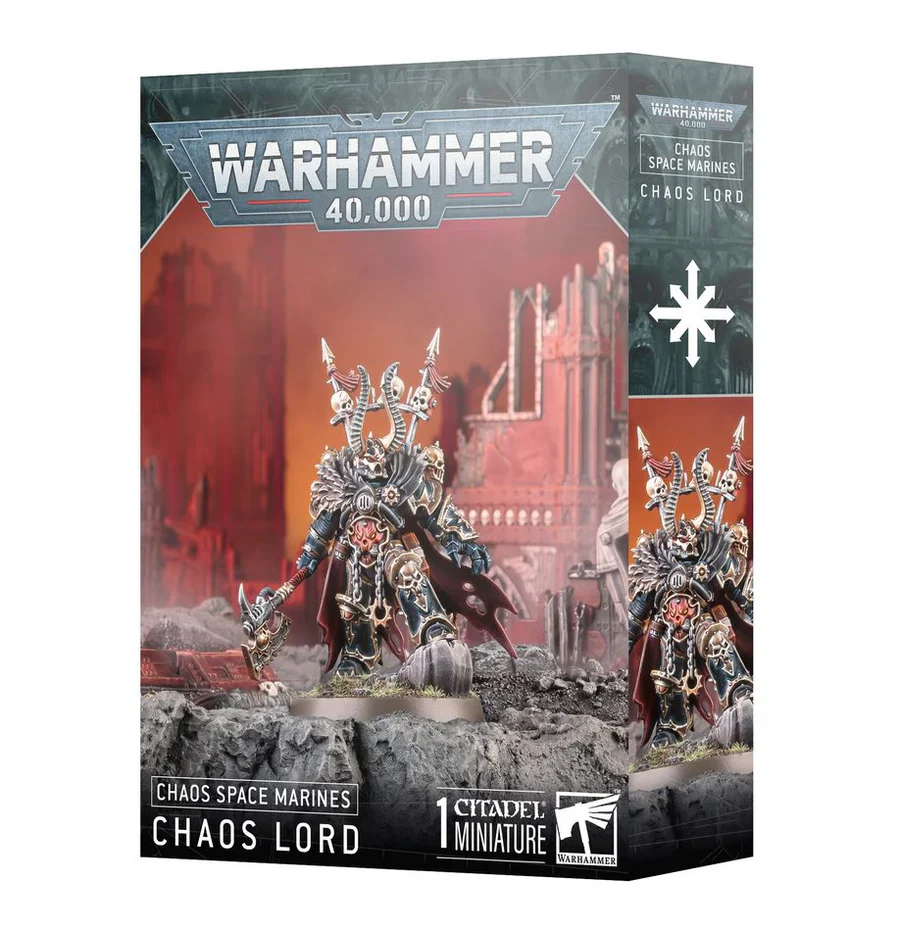 Warhammer 40,000 Chaos Space Marines: Chaos Lord (DAMAGED)