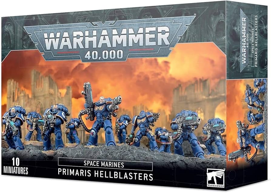 Warhammer 40,000: Space Marines: Primaris Hellblasters (DAMAGED)