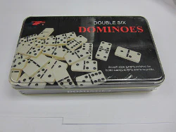 Dominoes Double 6 Tin Box - Board Game