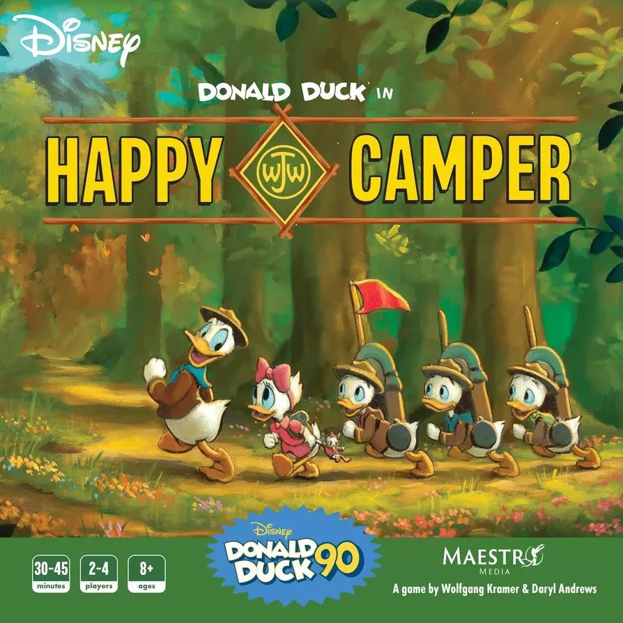 Donald Duck In Happy Camper - Board Game