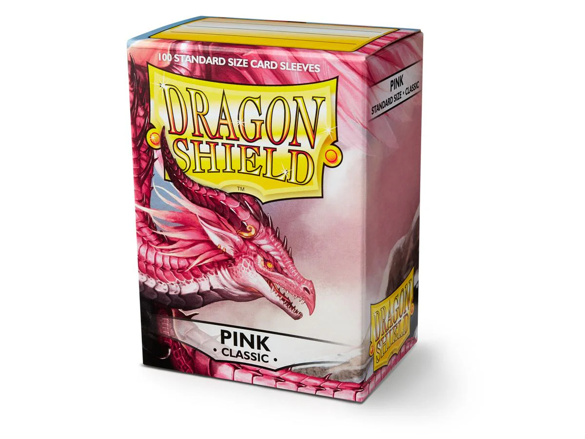 Dragon Shield Sleeves Standard Glossy Pink 100-Count