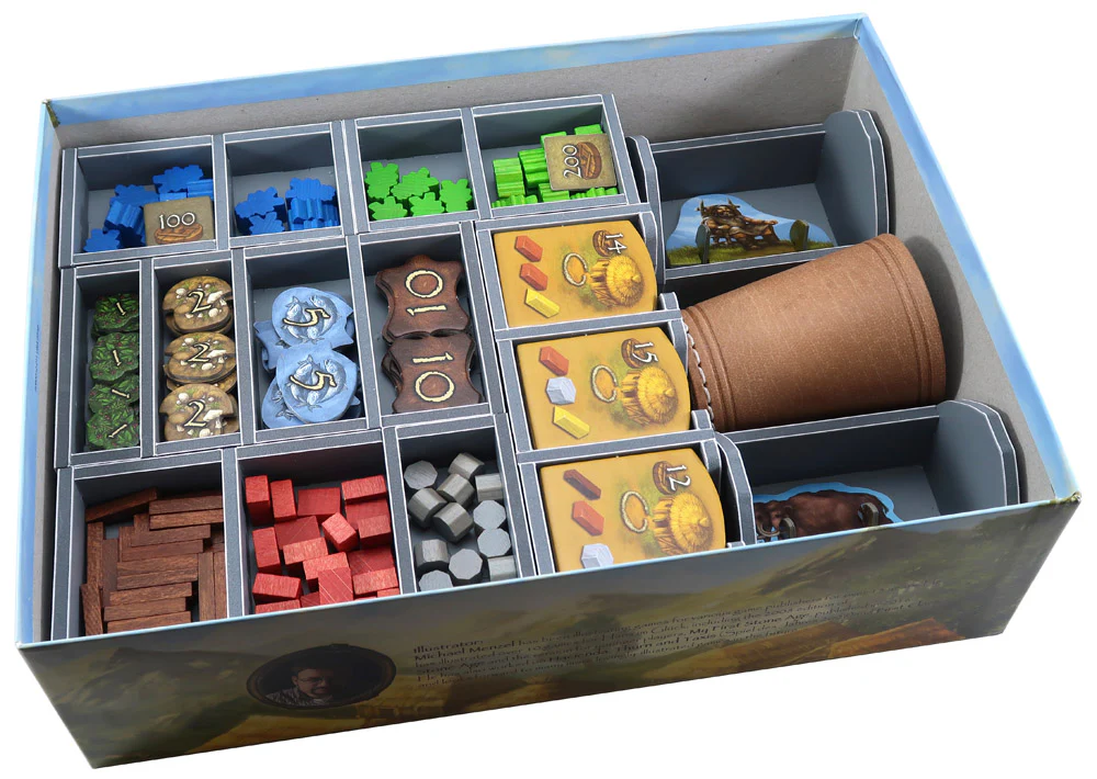 Folded Space Game Inserts: Stone Age with Mammoth Herd and Expansion