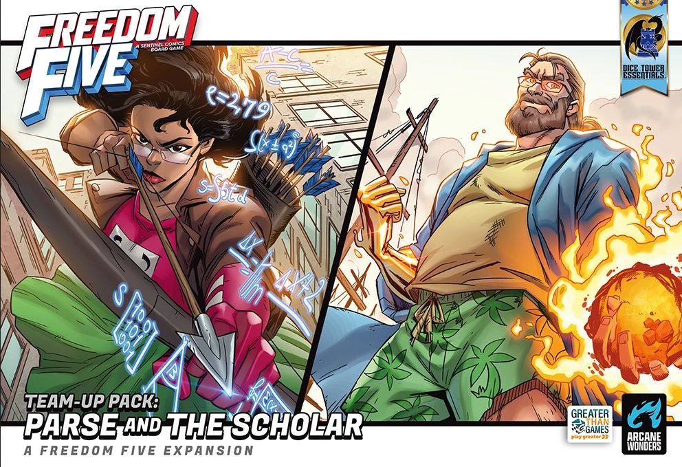 Freedom Five Parse And The Scholar Team-Up Pack - Board Game