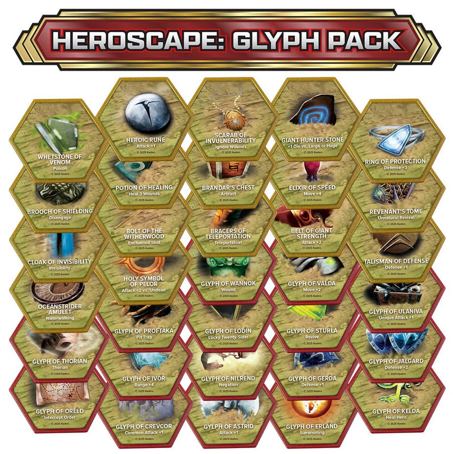Heroscape: Glyph Pack - Board Game