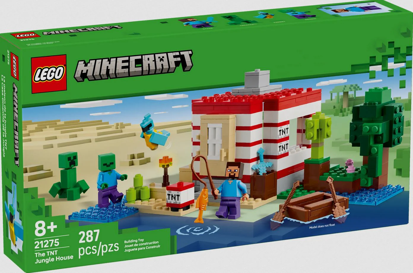 LEGO Minecraft The TNT Jungle House
