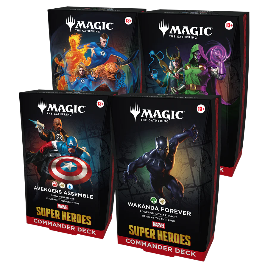 Magic The Gathering - Marvel Super Heroes - Commander (Set of 4)