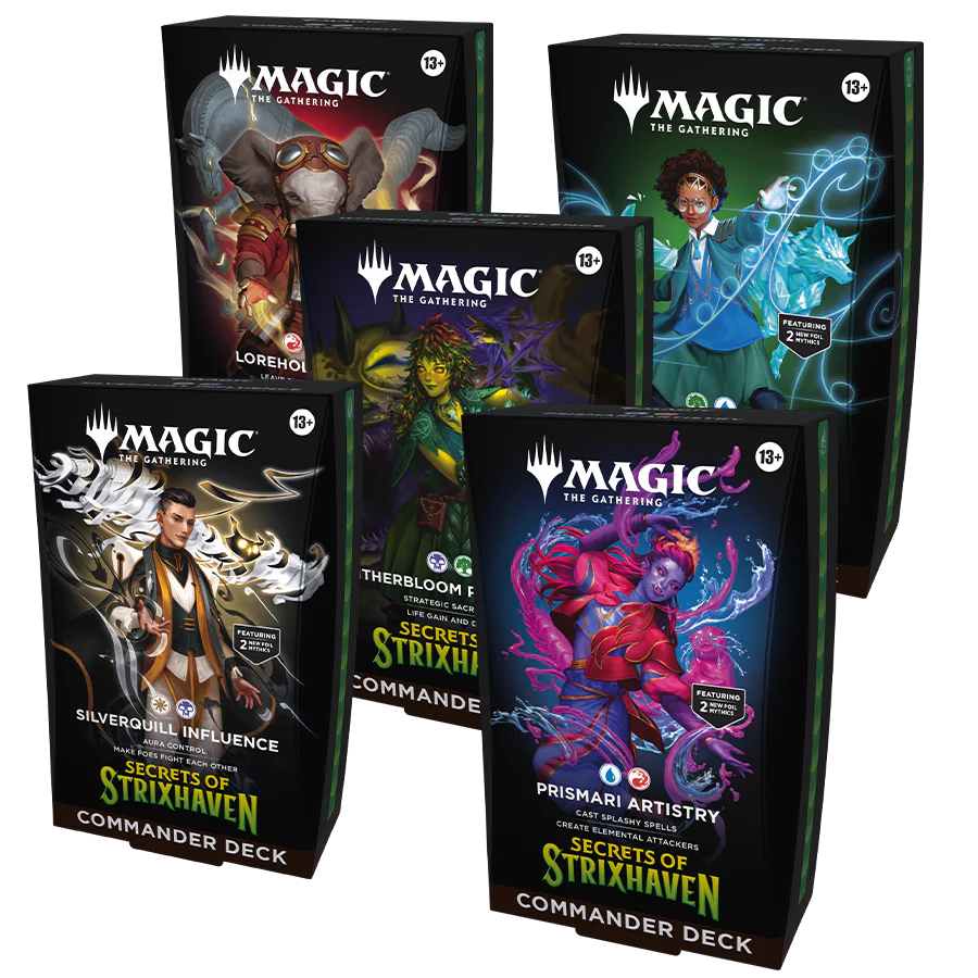Magic The Gathering - Secrets of Strixhaven - Commander (Set of 5)