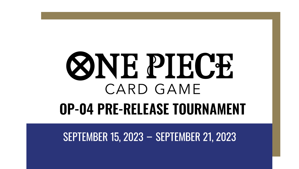 One Piece Kingdoms of Intrigue OP-04 Pre-Release Sealed Event Ticket