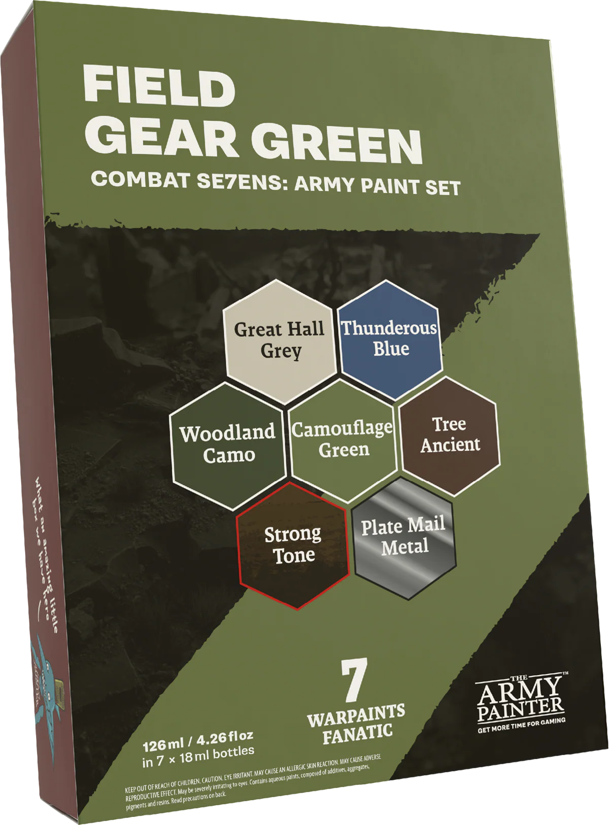 Combat Se7ens: Field Gear Green Paint Set