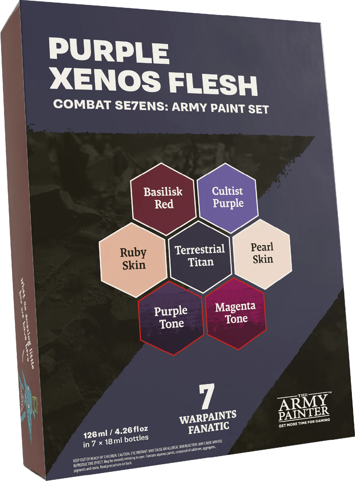 Combat Se7ens Purple Xenos Flesh Paint Set