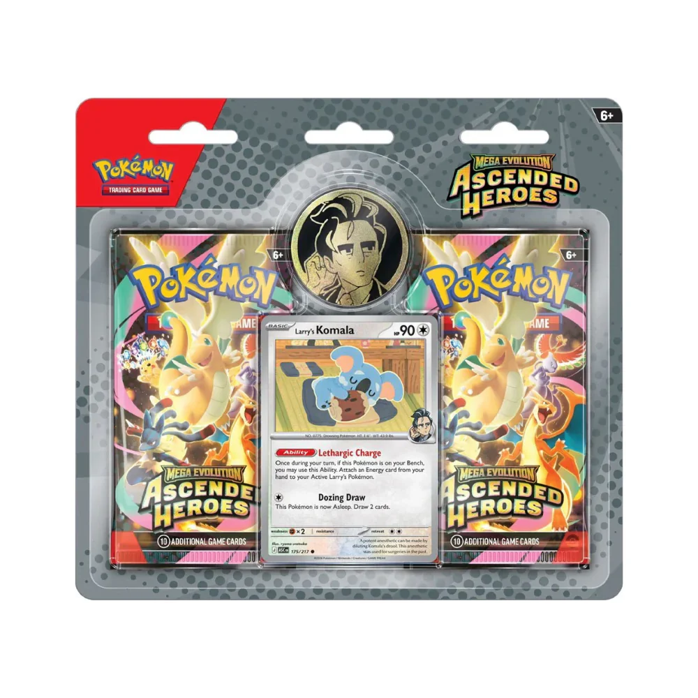 Pokemon ME-2.5 Mega Evolution Ascended Heroes 2-Pack Blister Collection (Assorted)
