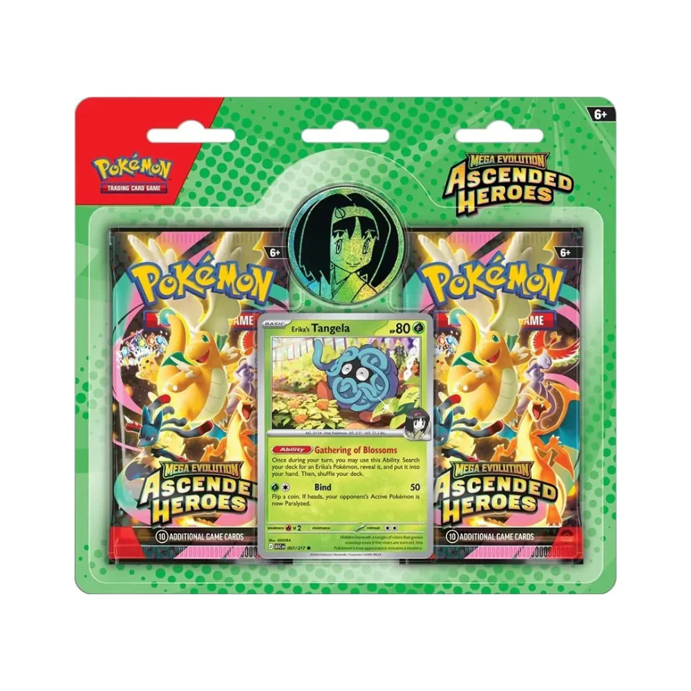 Pokemon ME-2.5 Mega Evolution Ascended Heroes 2-Pack Blister Collection (Assorted) - Image 2