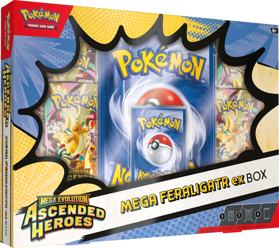 Pokemon ME-2.5 Mega Evolution Ascended Heroes Mega Meganium/Emboar/Feraligatr (Assorted) - Image 3