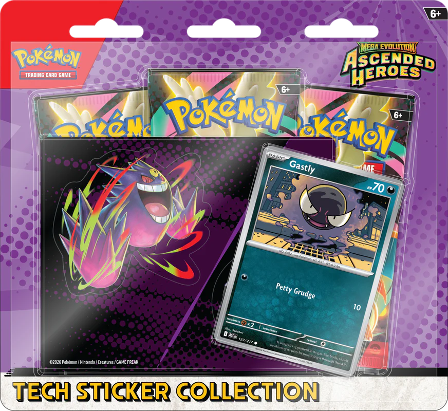 Pokemon ME-2.5 Mega Evolution Ascended Heroes Tech Sticker Collection (Assorted) - Image 2