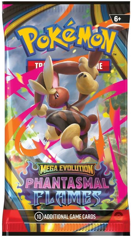 Pokemon ME-02 - Mega Evolution Phantasmal Flames Booster Pack