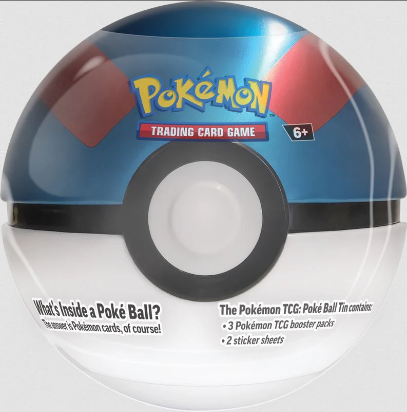 Pokemon Pokeball Tin 2025 Q4 (Assorted)