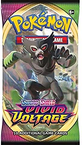 Pokemon Sword & Shield 4 Vivid Voltage Booster Pack