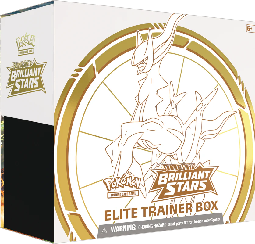 Pokemon Sword & Shield 9 Brilliant Stars Elite Trainer Box