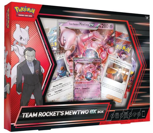 Pokemon Team Rocket's Mewtwo ex Box