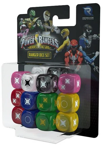 Power Rangers Heroes Of The Grid Dice Set - Board Game
