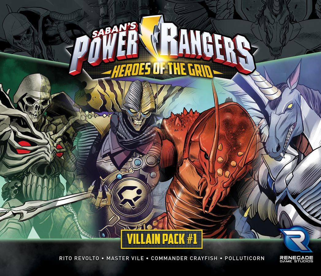 Power Rangers Heroes Of The Grid Villain Pack #1 - Board Game