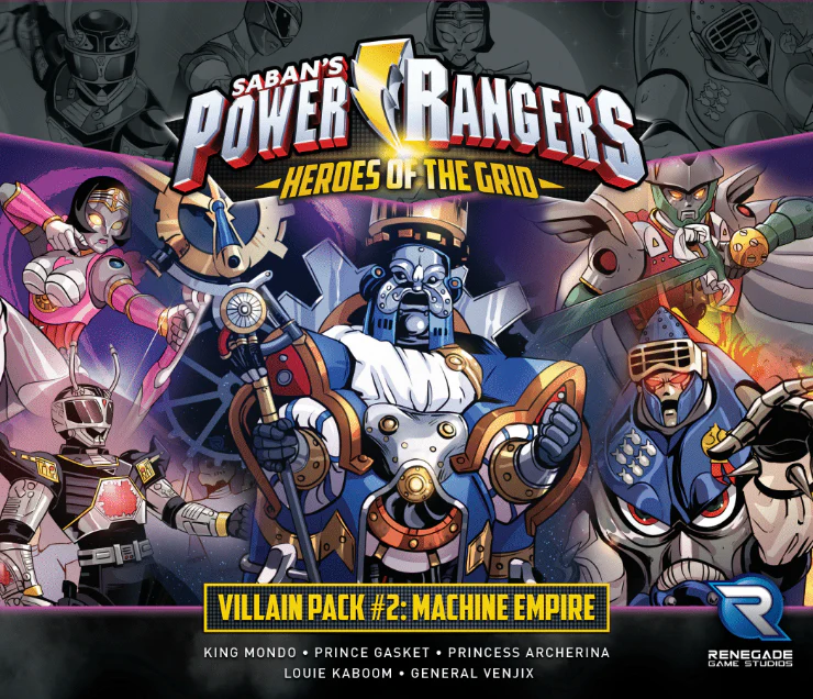 Power Rangers Heroes Of The Grid Villain Pack #2 Machine Empire - Board Game