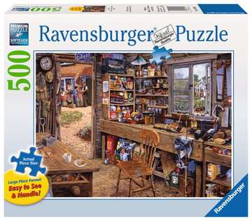 Ravensburger 500 Large Dad's Shed Puzzle