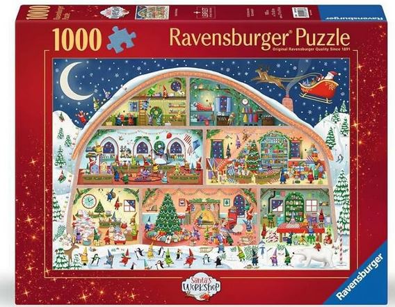 Santa's Workshop 1000 pc Puzzle - Puzzle